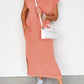 Wash Pocketed T-shirt Long Dress
