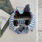 Large Capacity Striped Canvas Bag