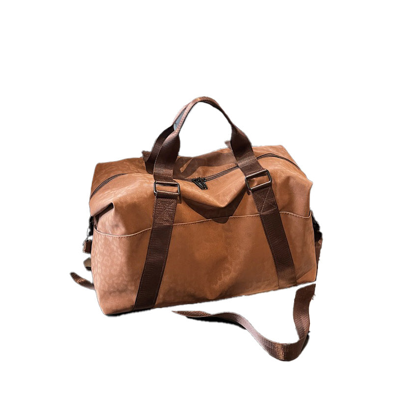 Leopard Print Short Trip Bag Weekend Bag