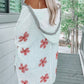 Floral Print Lightweight Knit Hooded Sweater