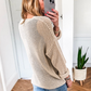 Crochet Hollow-out Jumper Top Sweater