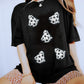 Playful Ghost Patched Cotton Blend T Shirt