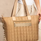 Down Handbag Quilted Zipper  Fluffy Work Tote Bag
