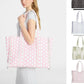 Large Capacity Ruffle Trim Quilted Puffer Tote
