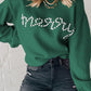 Pearl Beaded Merry Sweater