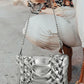Woven Textured Fashion Leather Shoulder Bag