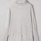 Drawstring Cowl Neck Oversize Top with Side Slits