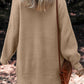 Buttoned Front Midi Solid Cardigan