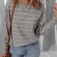 Dolman Sleeve Drop Shoulder Top