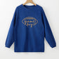 Embroidered Corduroy Sweatshirt
