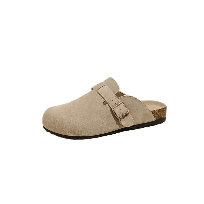 Classic Suede Cork Mules