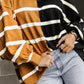 Oversized Contrast Dropped Shoulder Sweater