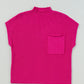 Pocket Ribbed Knit Sweater