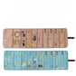 Plush Velvet Travel Jewelry Roll Organizer