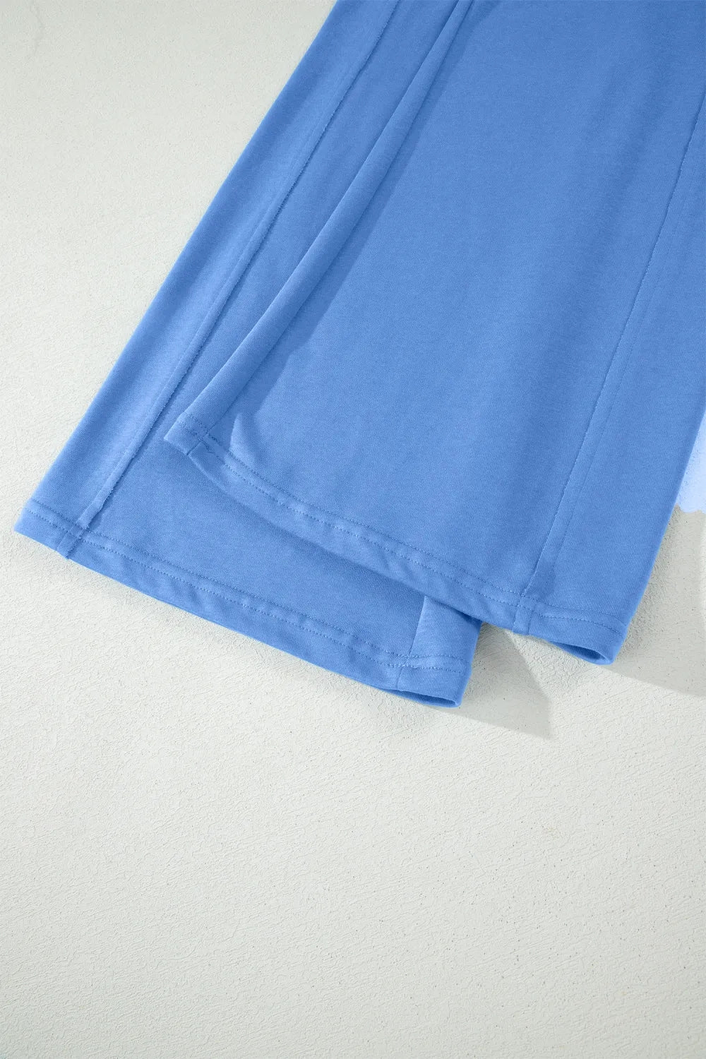 Solid Cover Oversize Tee Pocketed Casual Pants 2pcs Outfit