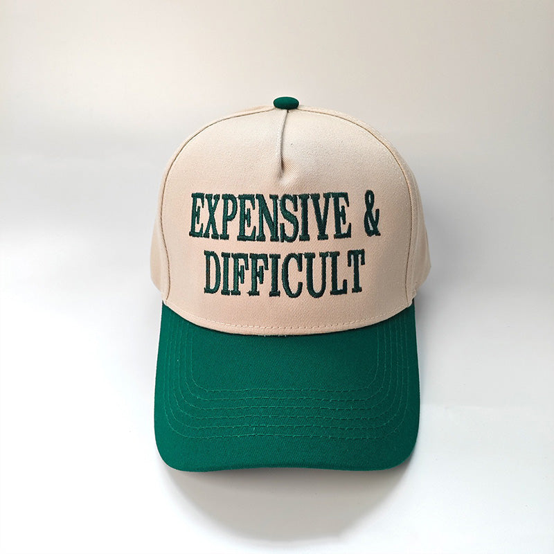 Expensive Difficult Embroidered Truck Hat