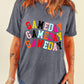 Colorful GAME DAY Graphic Crew T Shirt