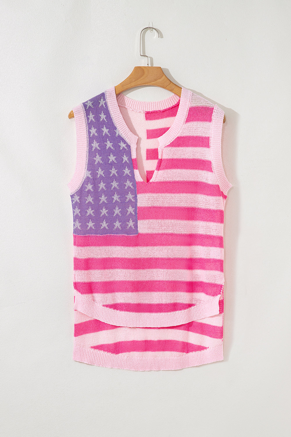 Flag Knited Tank Top
