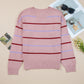 Ribbed Edge Drop Shoulder Sweater