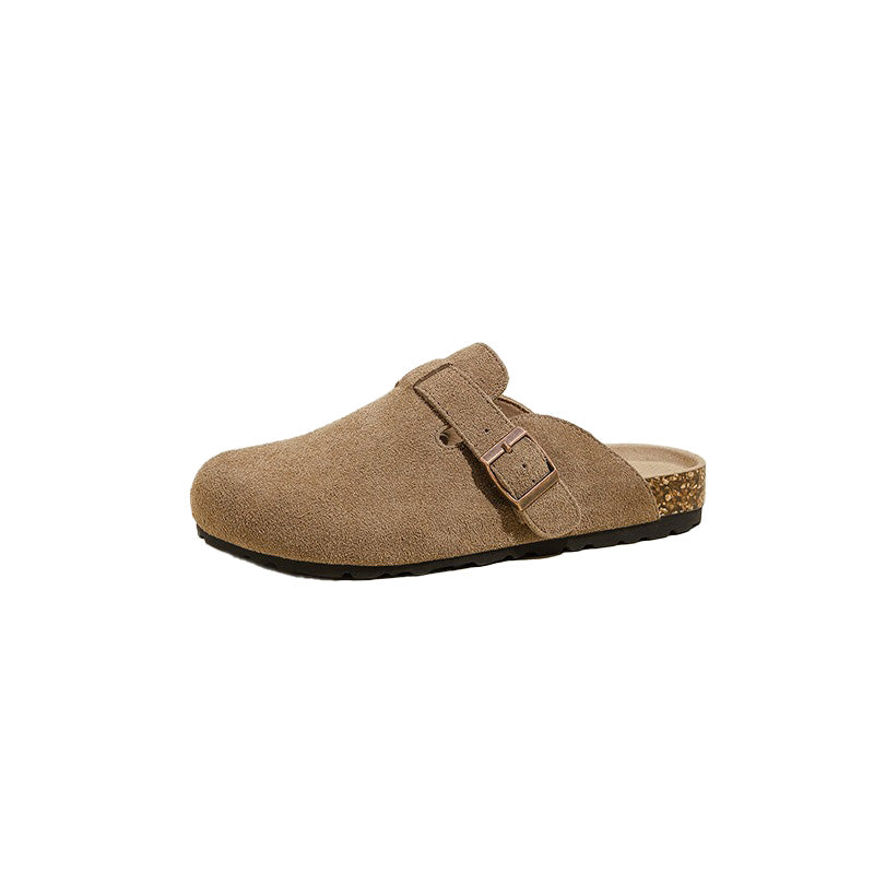 Classic Suede Cork Mules