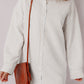 Long Sleeve Button Up Mini Shirt Dress