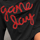 Tinsel Game Day Drop Shoulder Graphic Sweatshirt