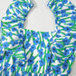 Floral Print Square Neck Ruffled Strap Maxi Dress