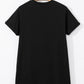 Nashville Guitar Print Crew Neck T Shirt Mini Dress