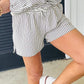 V Neck Tee and Casual Short Set