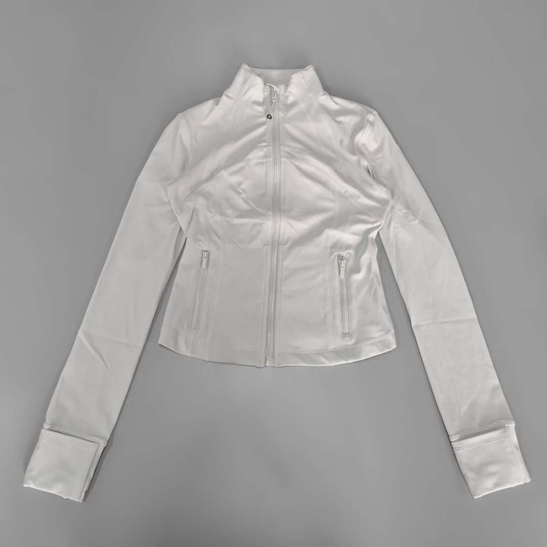 Slim Fit Full-Zip Athletic Yoga Jacket