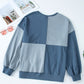 Henley High Low Oversize Sweatshirt