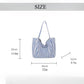 Large Capacity Striped Canvas Bag