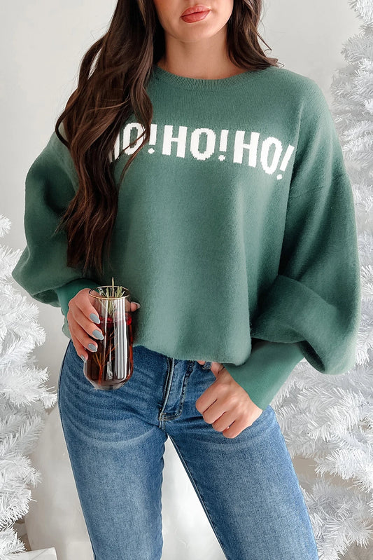 CHRISTMAS Drop Shoulder Loose Sweater