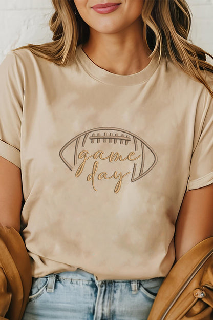 game day Rugby Embroidered Graphic T Shirt