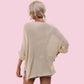 Women's Loose Open Knit Sweater Top