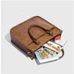 Vagan Leather Shoulder Bag with Adjustable Geometric Strap
