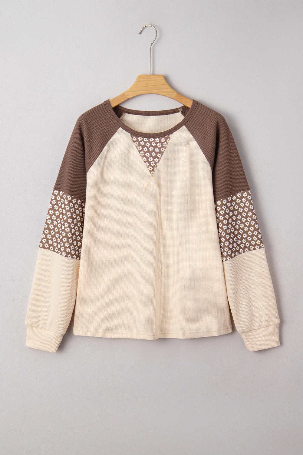 Color Block Long Sleeve Top