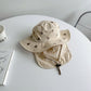Children's Sun Protection Bucket Hat with Wide Brim and Neck Flap
