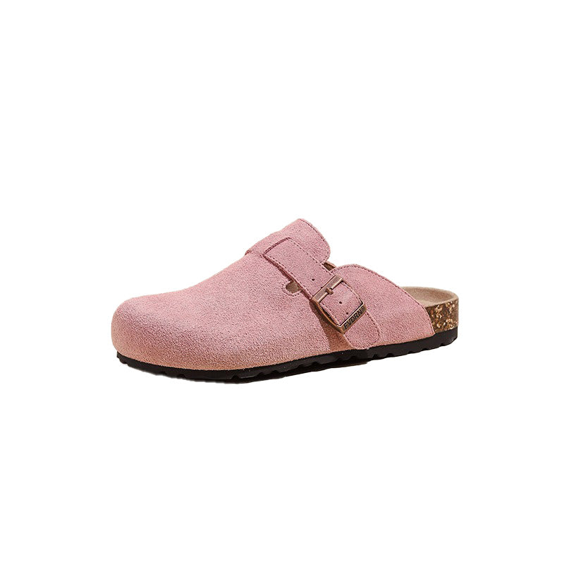 Classic Suede Cork Mules