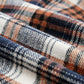 Plaid Pattern Sherpa Lined Hooded Shacket