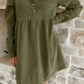 Collared Long Sleeve Mini Dress
