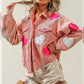 Valentine Heart Sequined Corduroy Jacket