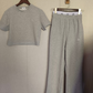 A-Short-sleeve top and long pants set（WYS723）