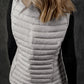 Plush Collared Quilted Zipped Puffer Vest