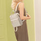 Mini Waterproof Oxford Backpack Travel Crossbody Bag