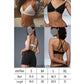 Women's Black Light Support Sports Bra – Activewear Yoga Top