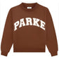 Brown with White Lettering Sweatshirt
