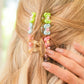 Pink Flower Bow Knot Decor Large Hair Clawclip