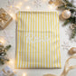 Custom Name Striped Christmas Gift Bag
