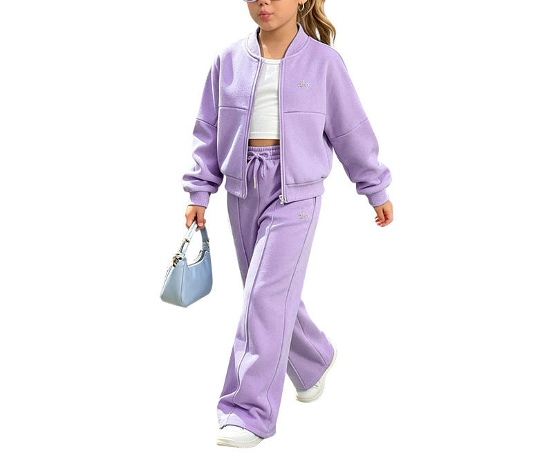 Kid's Zip-Up Jacket & Pants Set